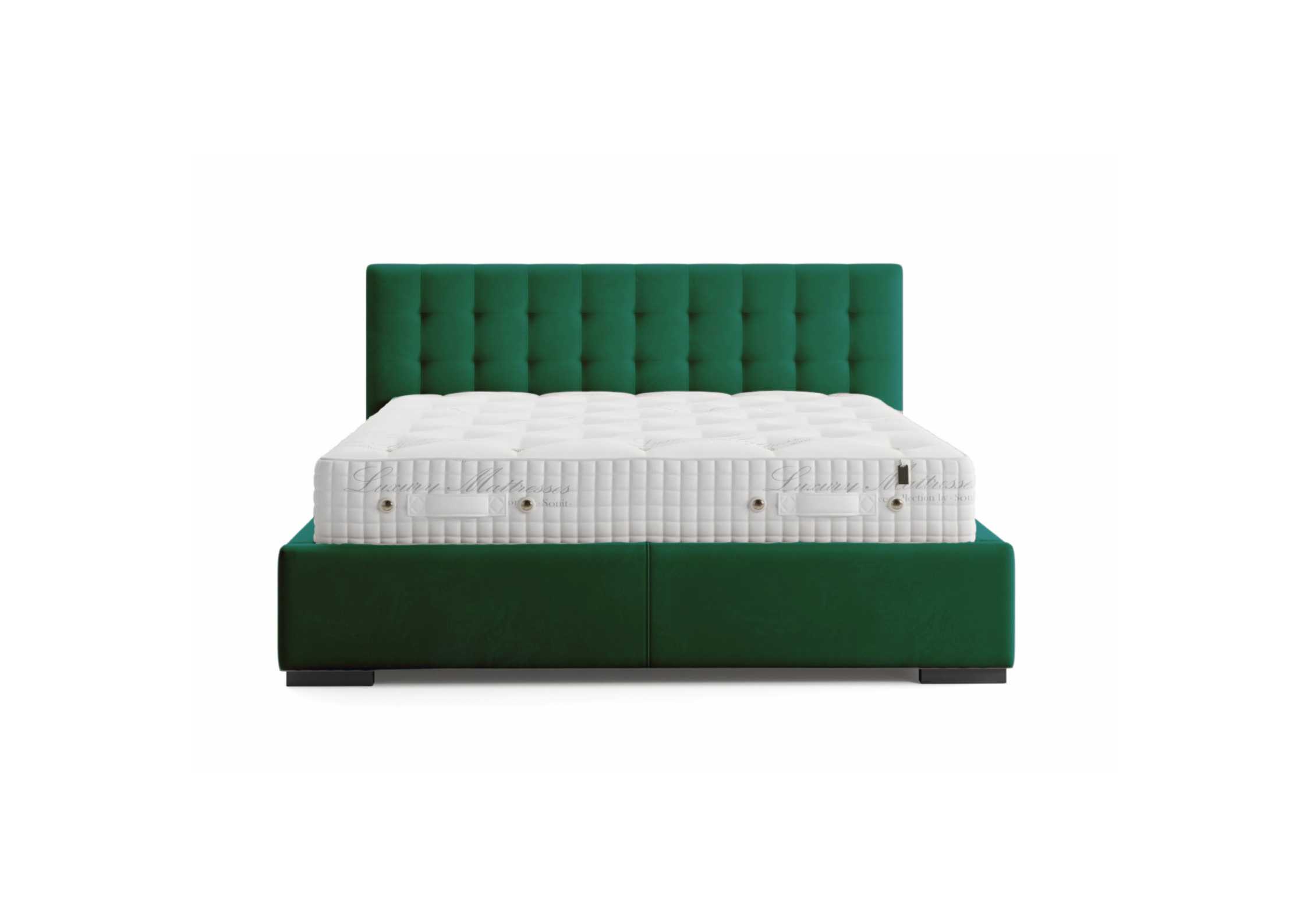 Zielone łóżko 180x200cm